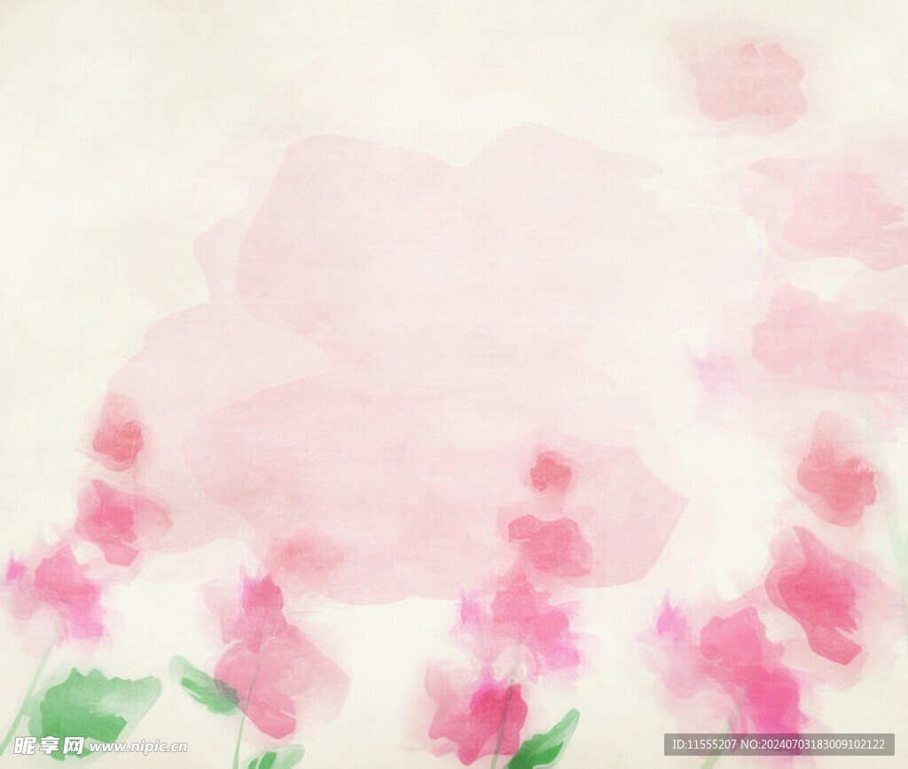 创意水彩抽象艺术画水彩晕染