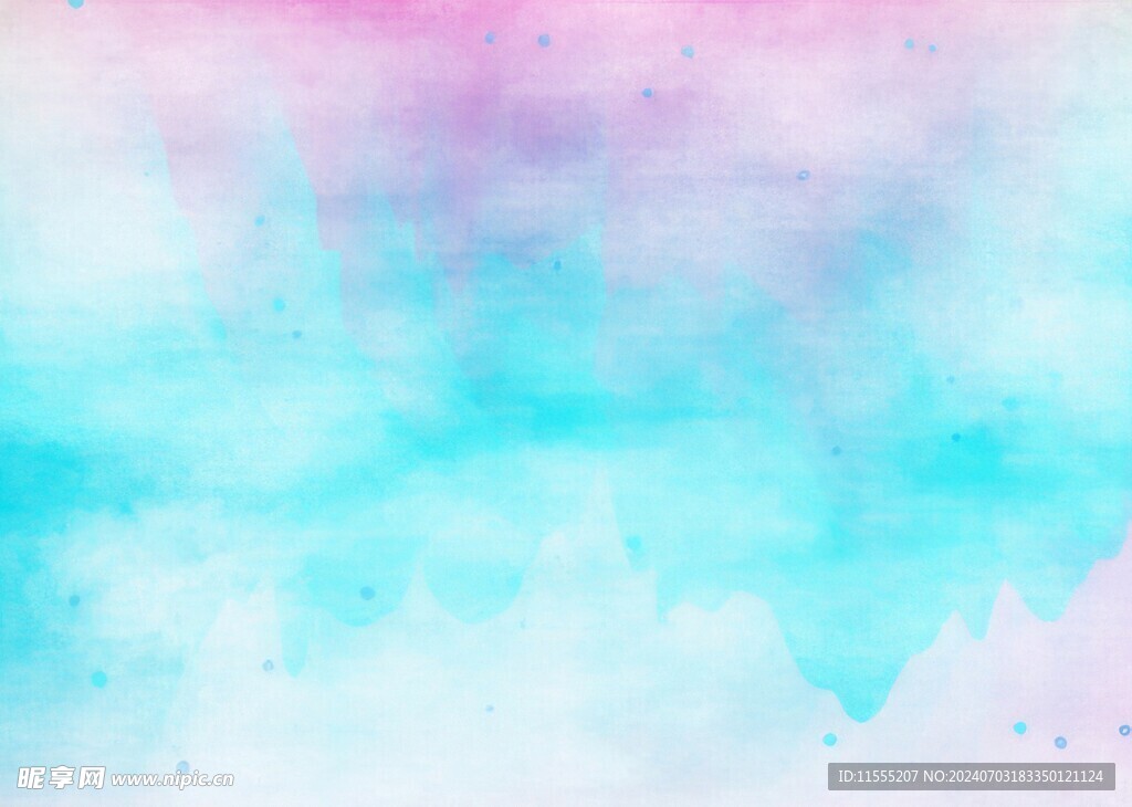 创意水彩抽象艺术画水彩晕染
