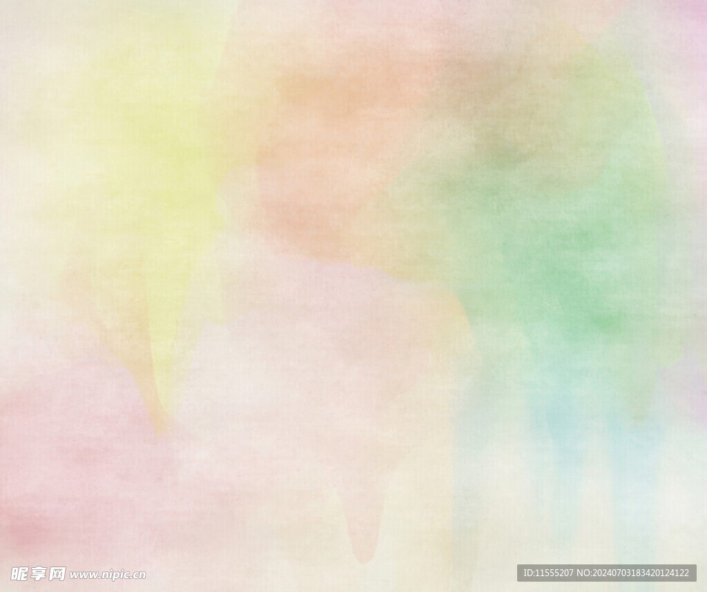 创意水彩抽象艺术画水彩晕染
