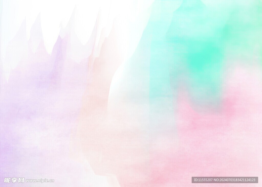 创意水彩抽象艺术画水彩晕染