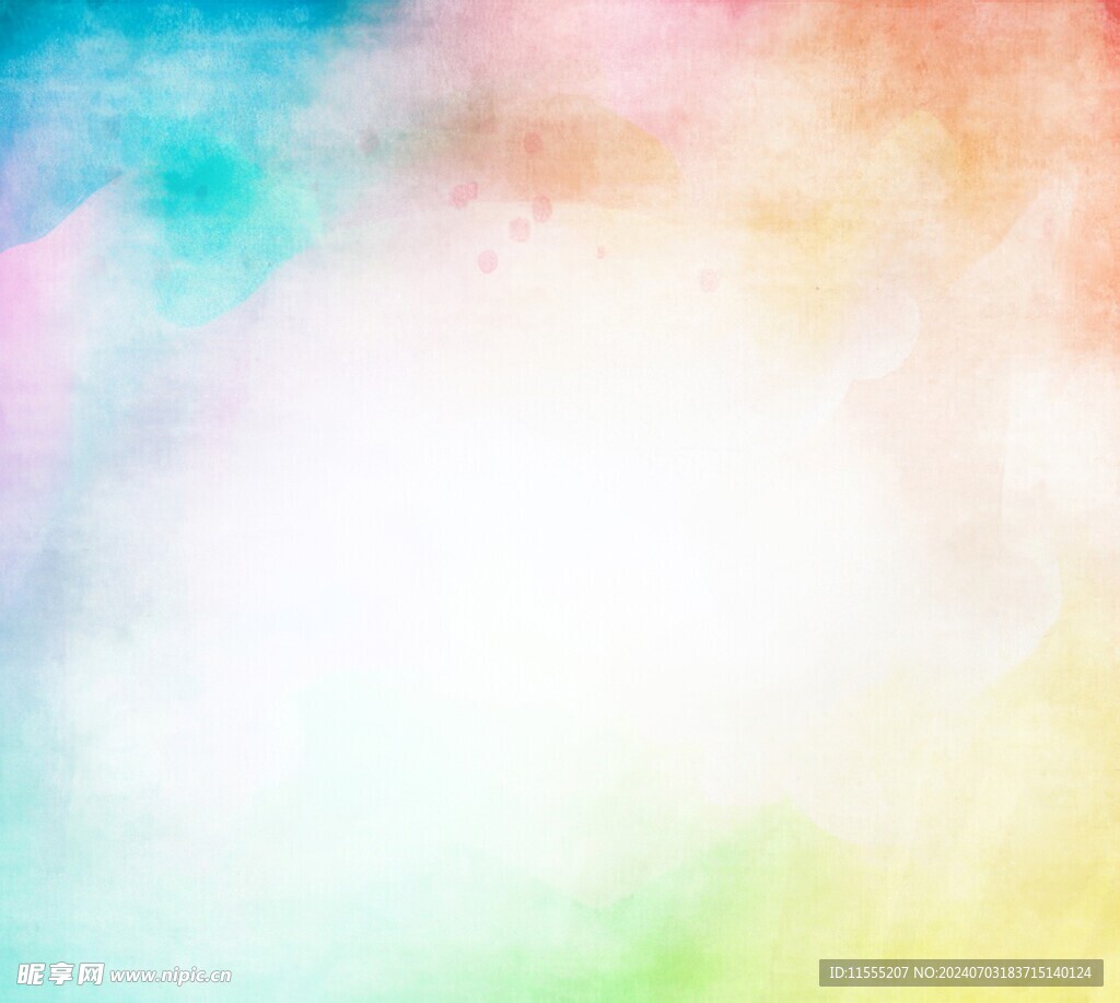 创意水彩抽象艺术画水彩晕染