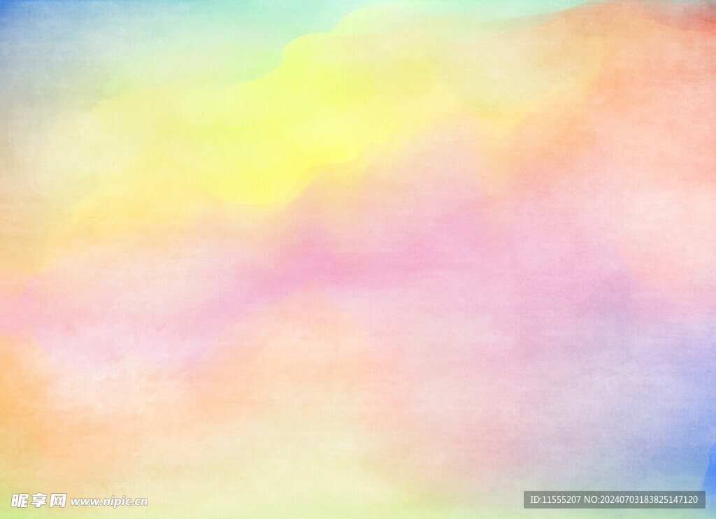 创意水彩抽象艺术画水彩晕染