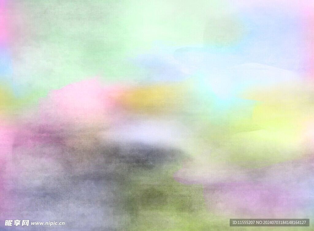 创意水彩抽象艺术画水彩晕染