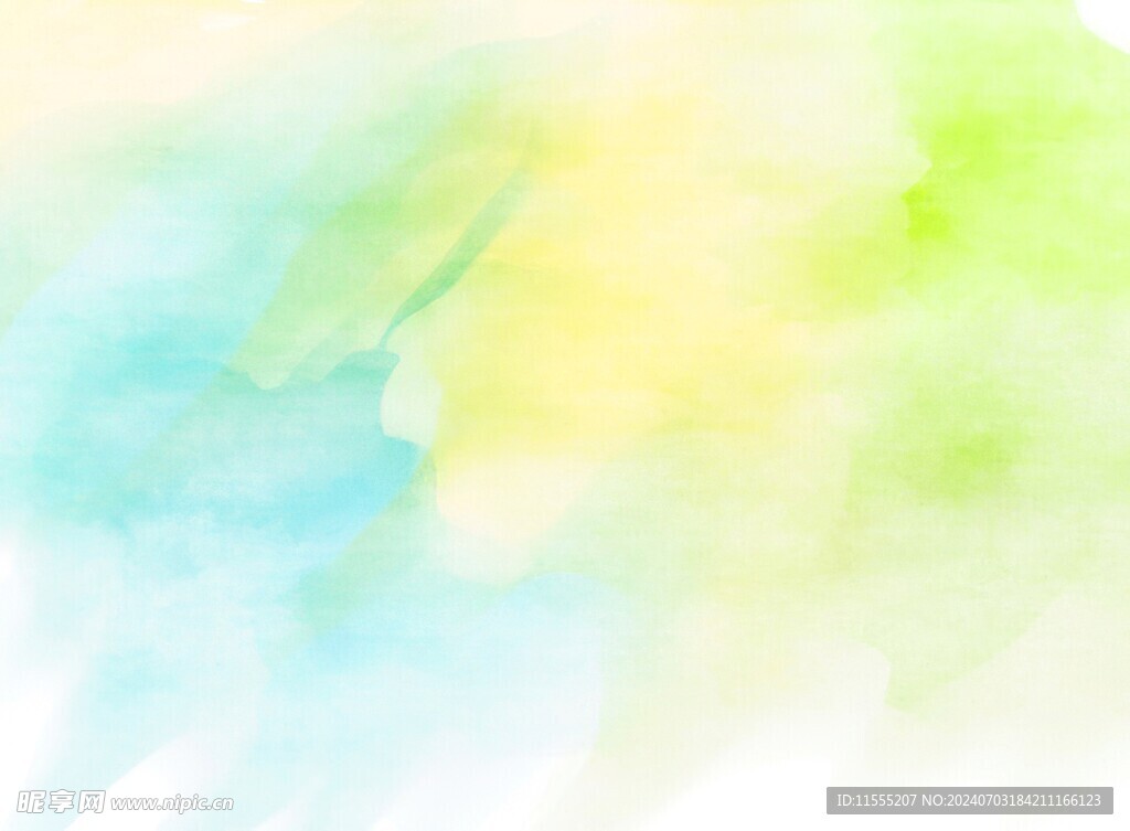 创意水彩抽象艺术画水彩晕染