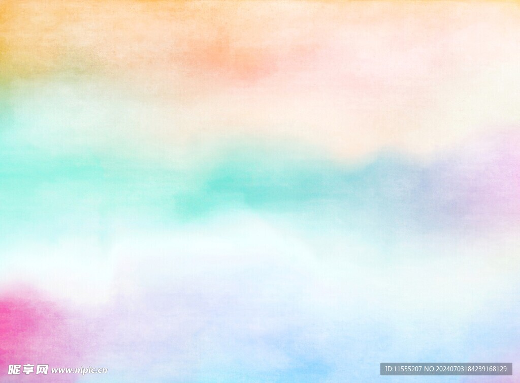 创意水彩抽象艺术画水彩晕染
