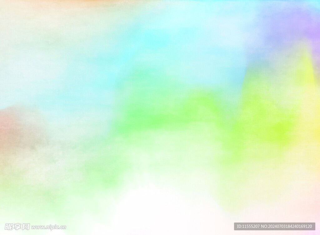 创意水彩抽象艺术画水彩晕染