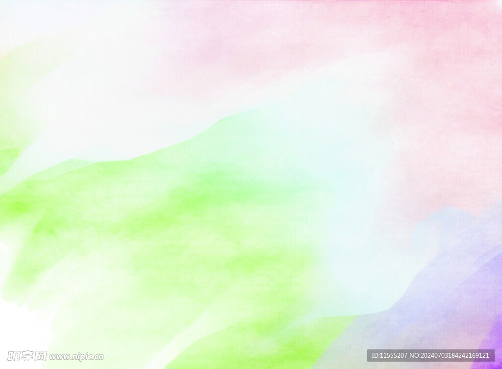 创意水彩抽象艺术画水彩晕染