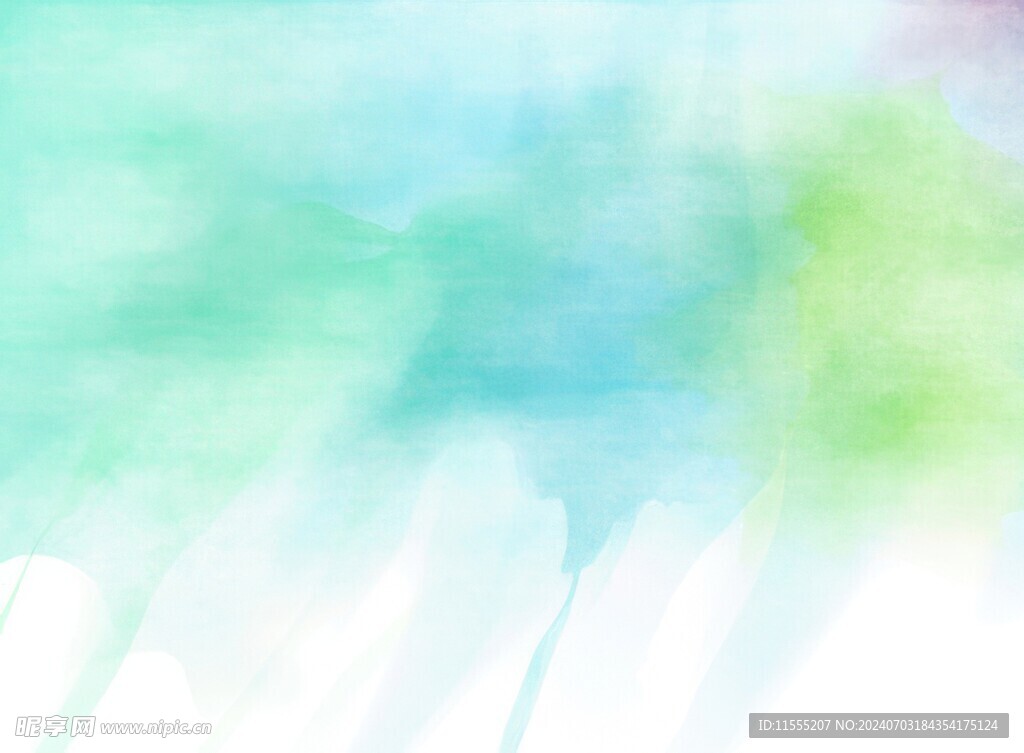 创意水彩抽象艺术画水彩晕染