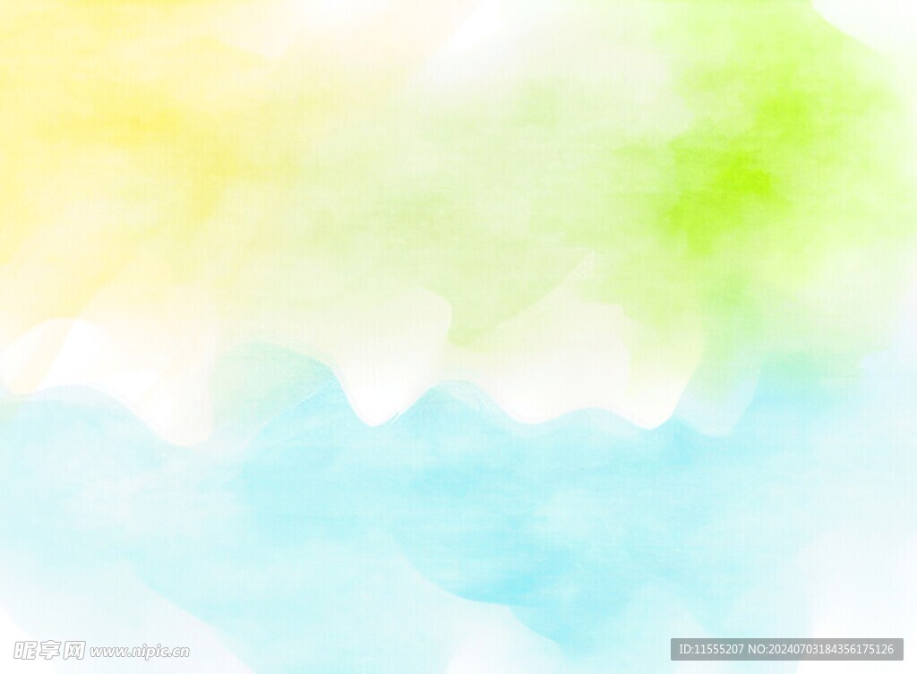 创意水彩抽象艺术画水彩晕染