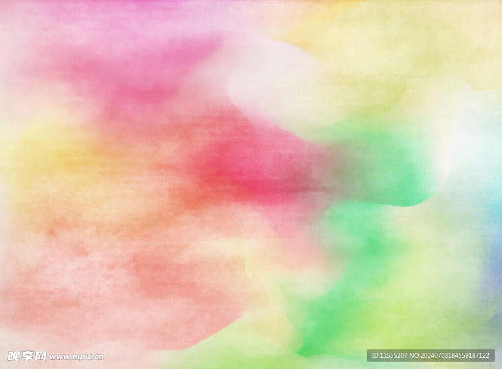 创意水彩抽象艺术画水彩晕染