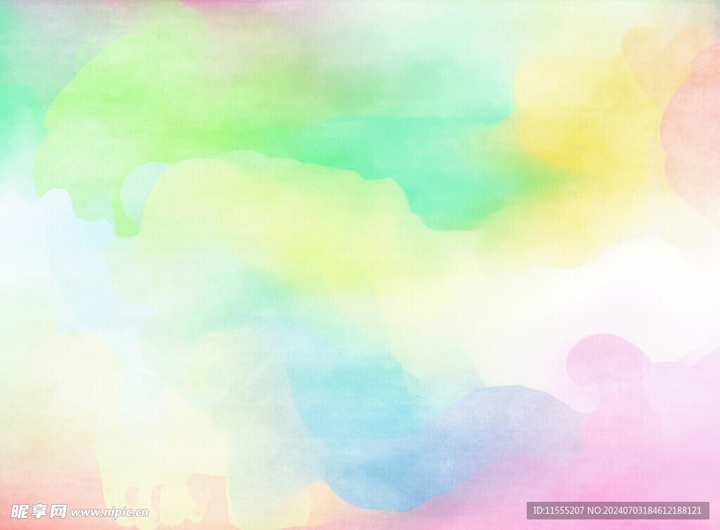 创意水彩抽象艺术画水彩晕染