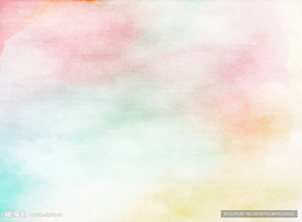 创意水彩抽象艺术画水彩晕染