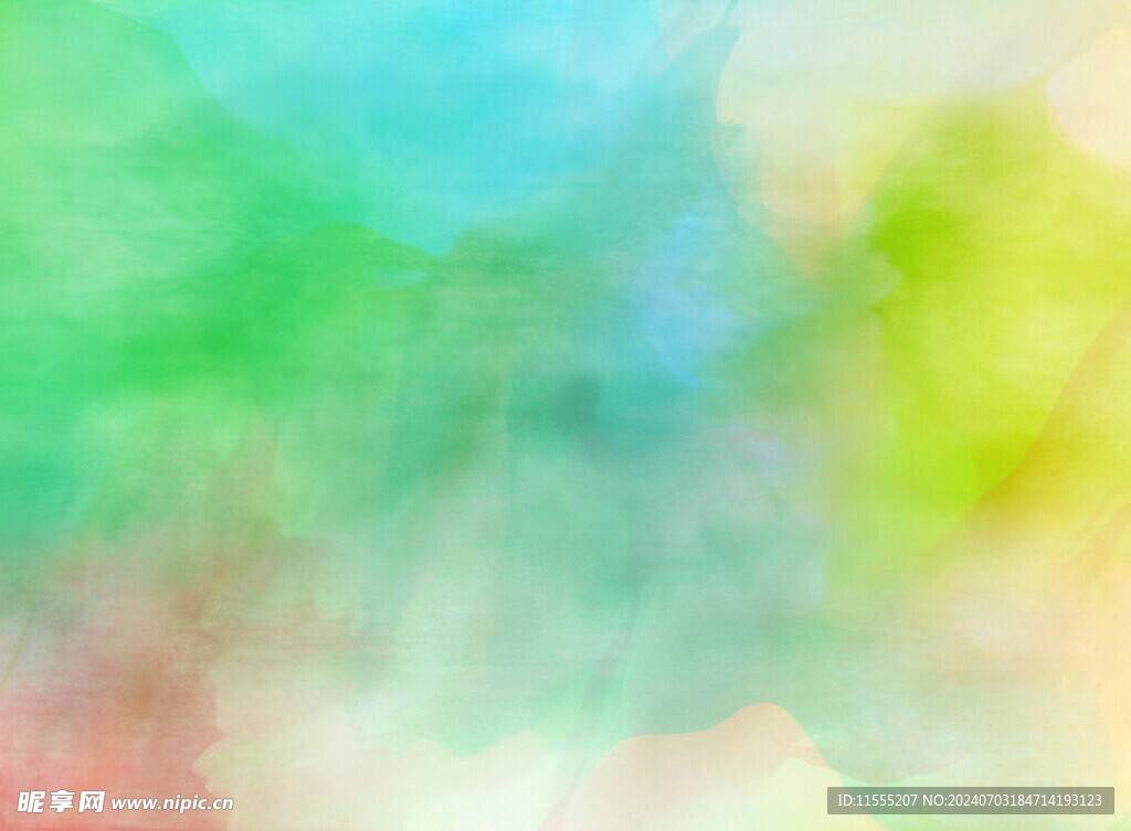 创意水彩抽象艺术画水彩晕染