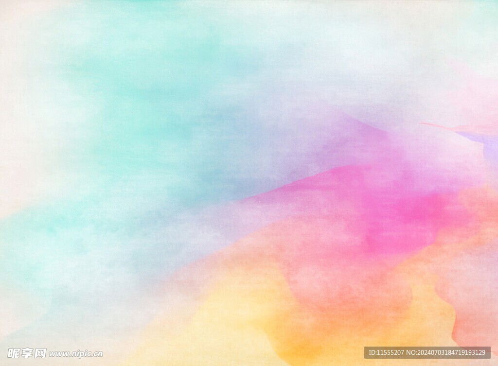 创意水彩抽象艺术画水彩晕染