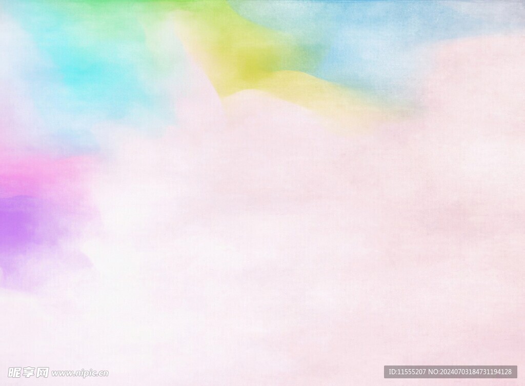 创意水彩抽象艺术画水彩晕染