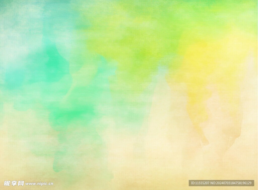 创意水彩抽象艺术画水彩晕染