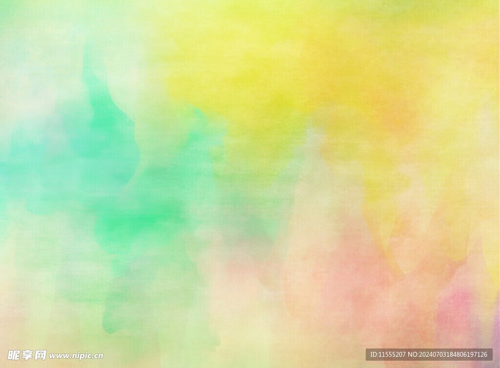 创意水彩抽象艺术画水彩晕染