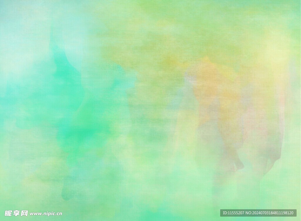 创意水彩抽象艺术画水彩晕染