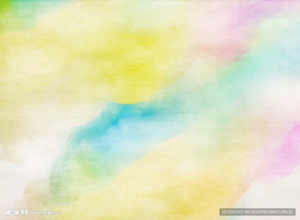 创意水彩抽象艺术画水彩晕染