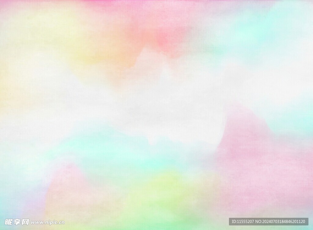 创意水彩抽象艺术画水彩晕染