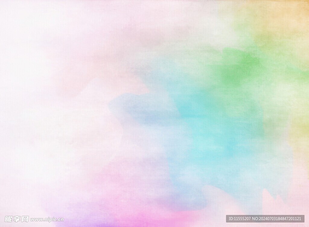 创意水彩抽象艺术画水彩晕染