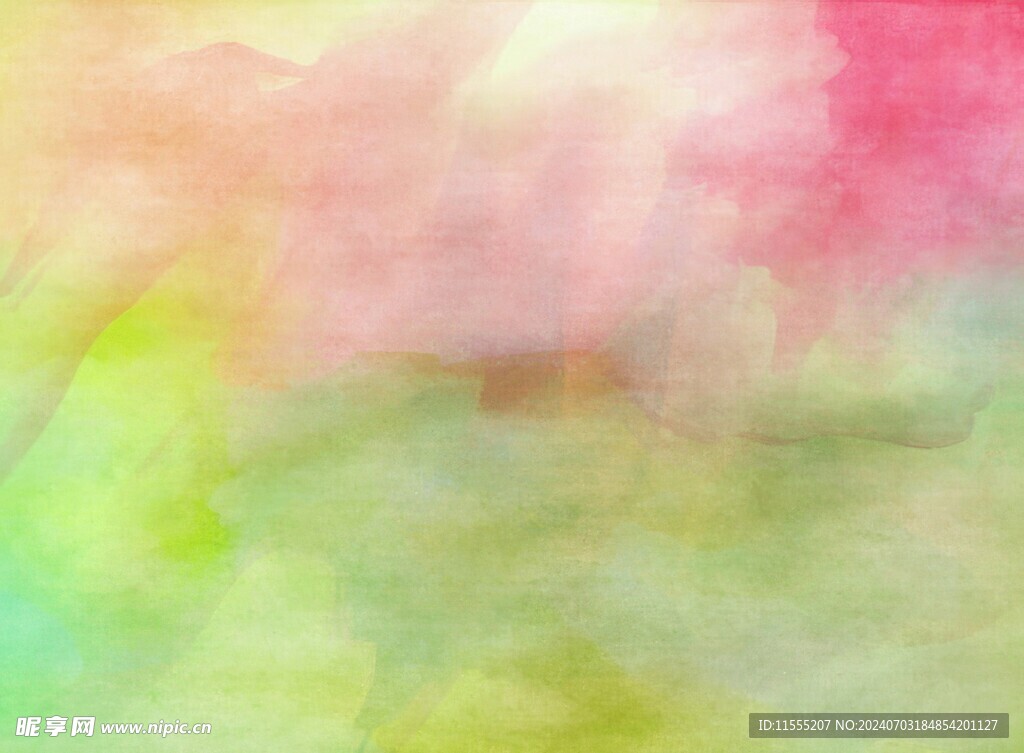 创意水彩抽象艺术画水彩晕染