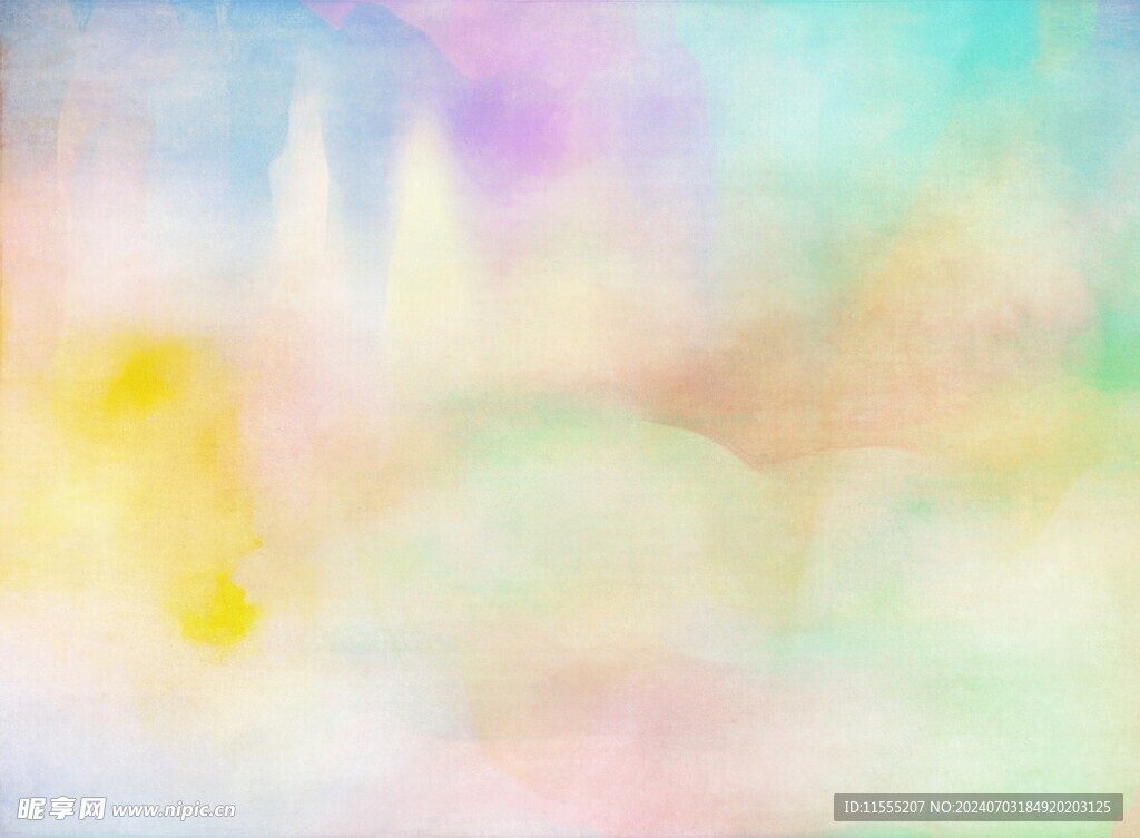 创意水彩抽象艺术画水彩晕染