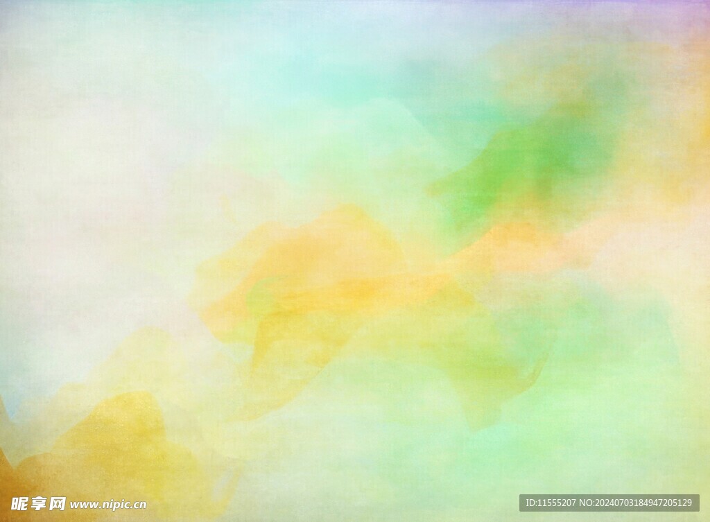 创意水彩抽象艺术画水彩晕染