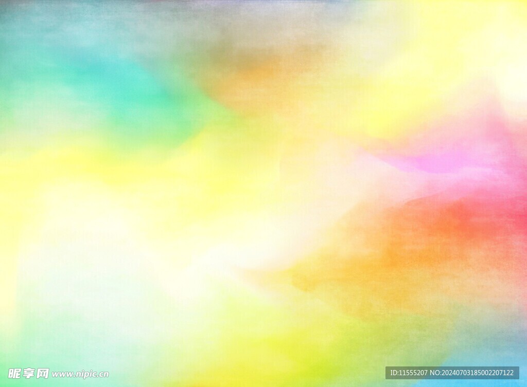 创意水彩抽象艺术画水彩晕染
