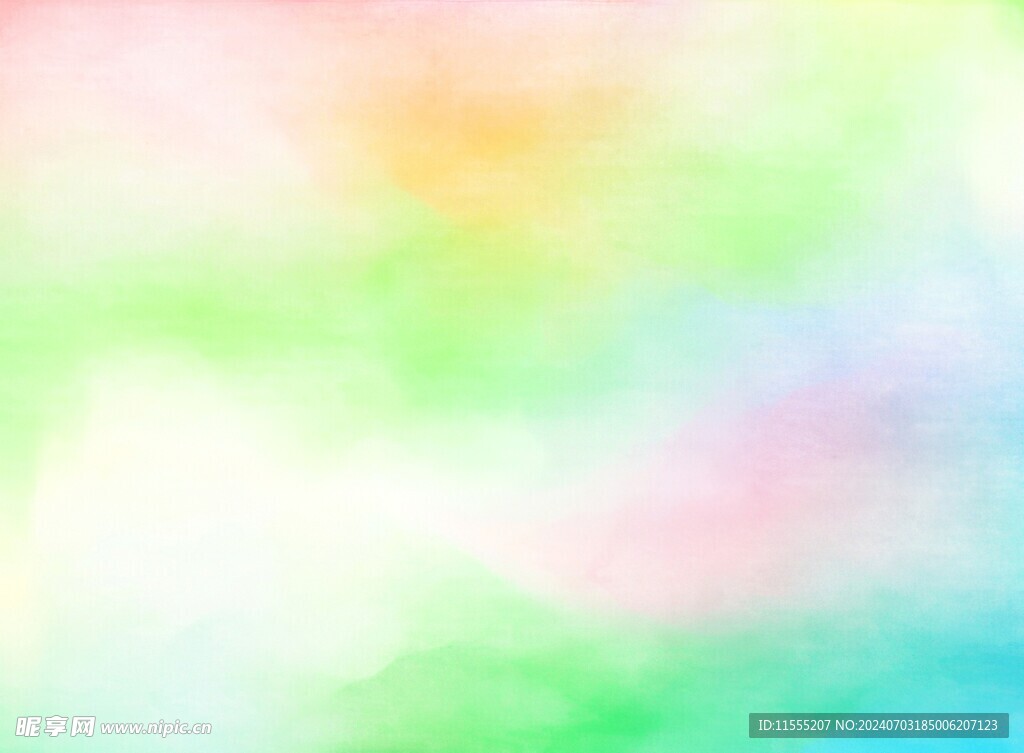 创意水彩抽象艺术画水彩晕染