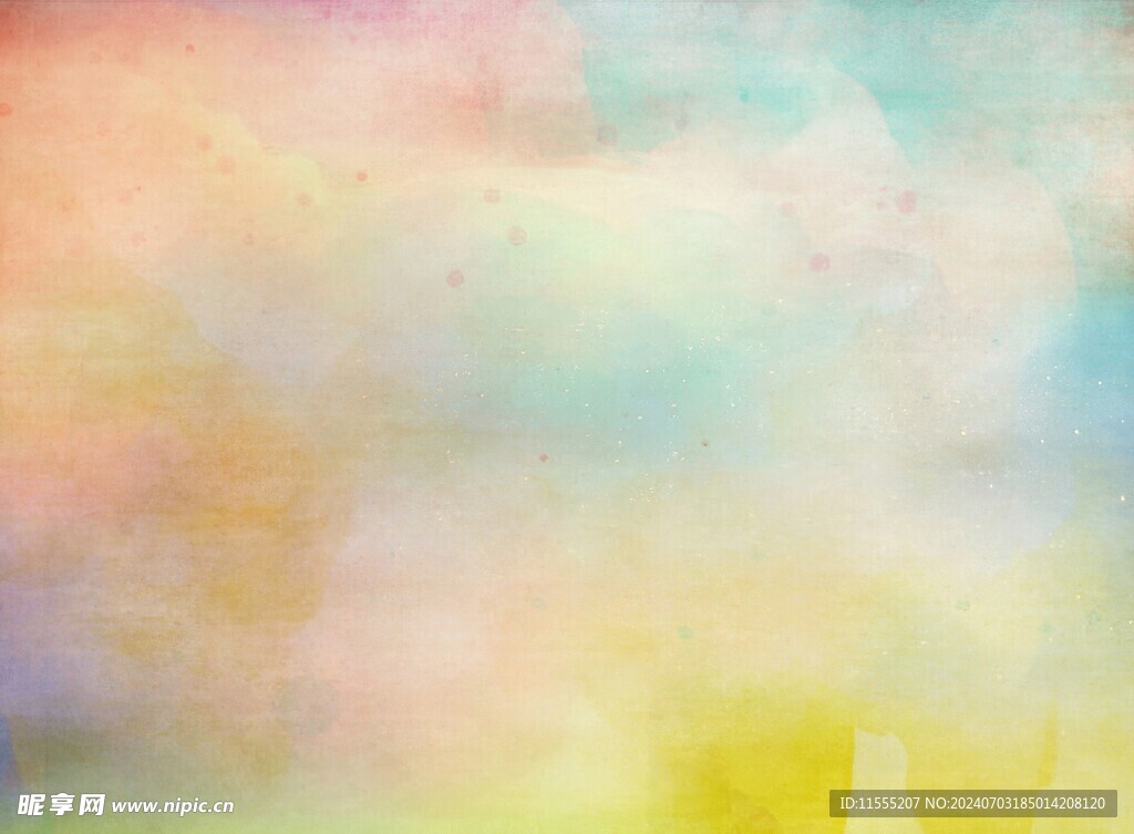创意水彩抽象艺术画水彩晕染
