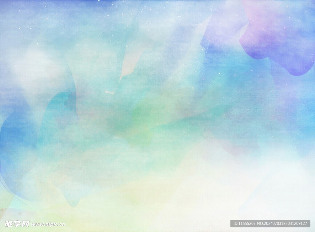 创意水彩抽象艺术画水彩晕染