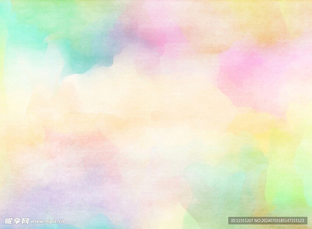 创意水彩抽象艺术画水彩晕染