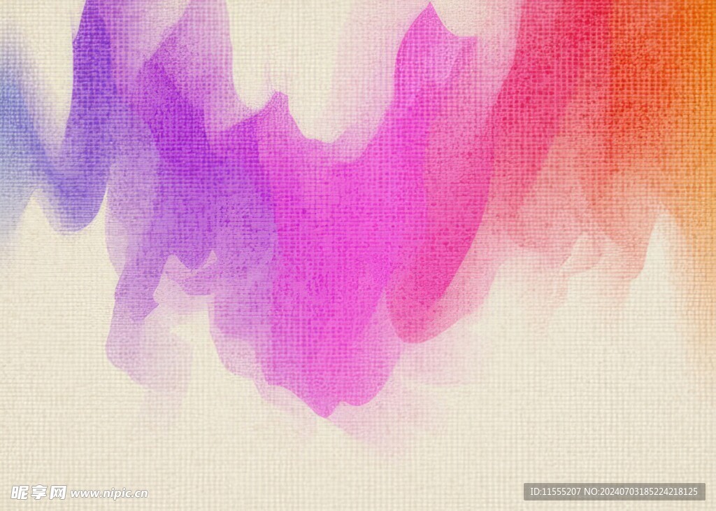 创意水彩抽象艺术画水彩晕染