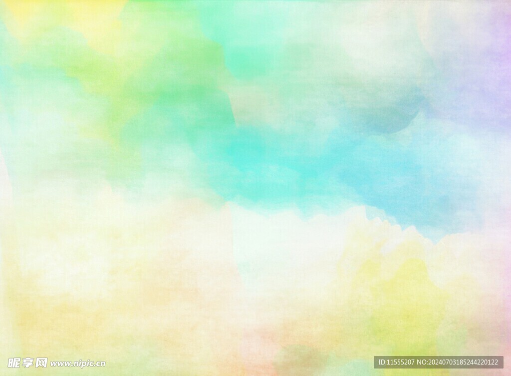 创意水彩抽象艺术画水彩晕染