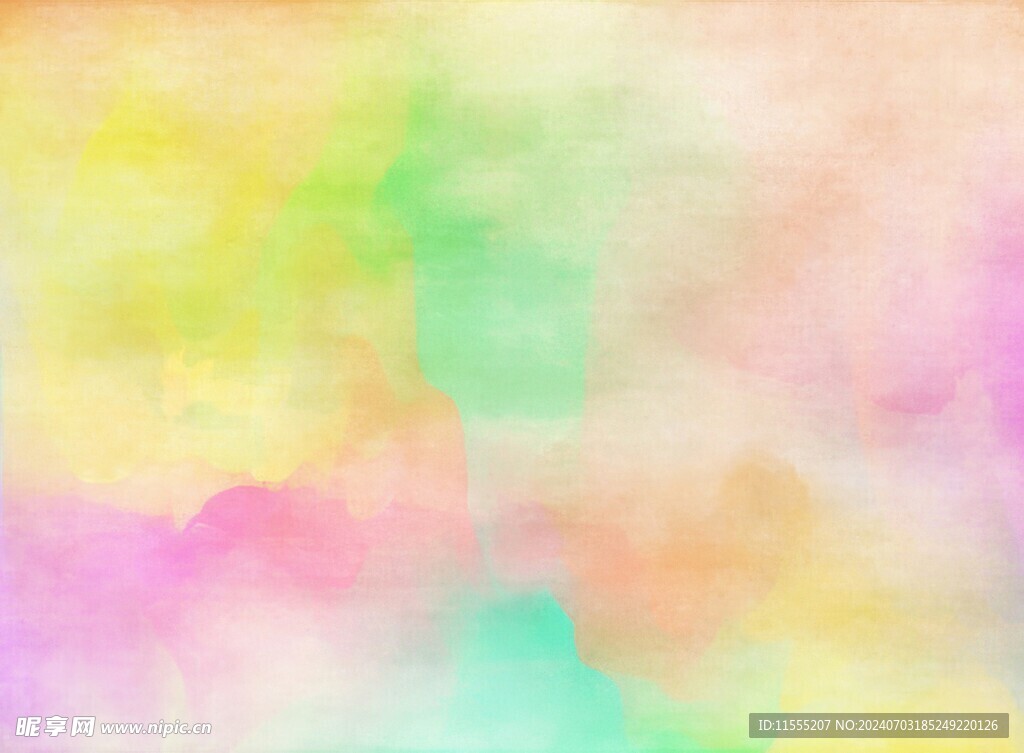 创意水彩抽象艺术画水彩晕染