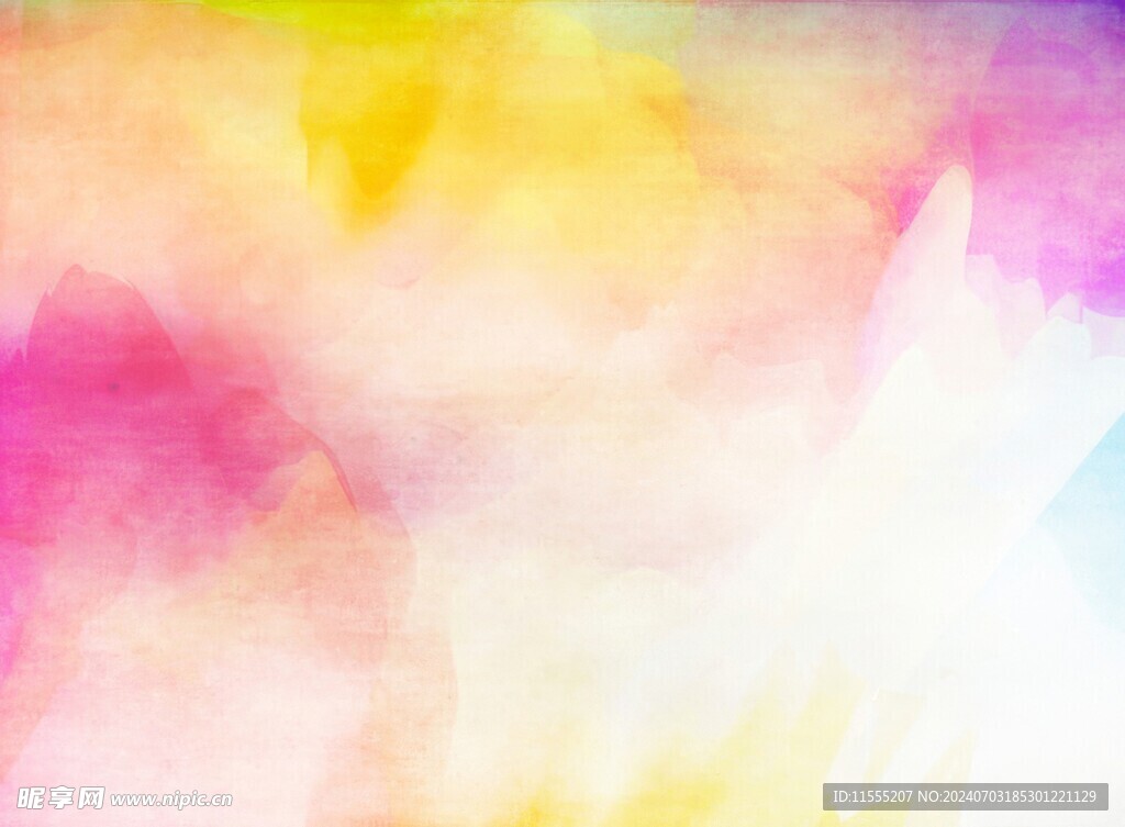 创意水彩抽象艺术画水彩晕染
