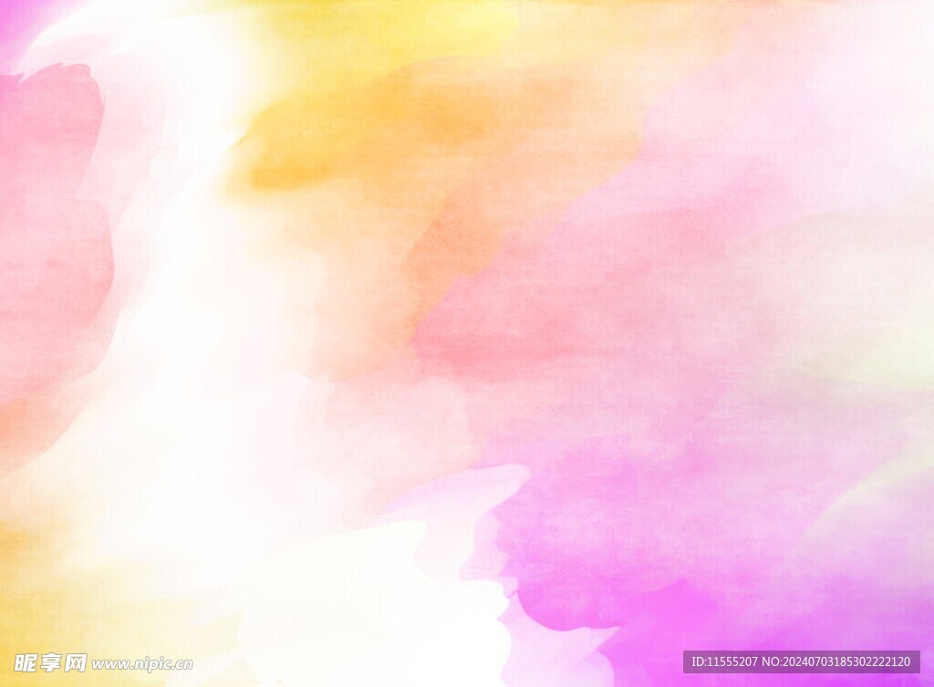 创意水彩抽象艺术画水彩晕染