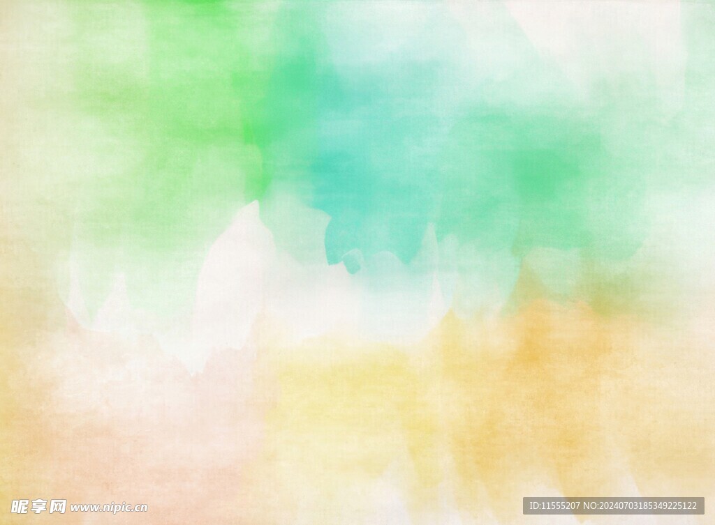 创意水彩抽象艺术画水彩晕染