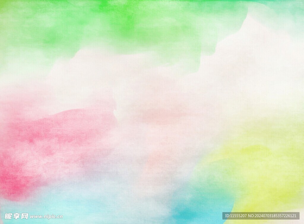 创意水彩抽象艺术画水彩晕染