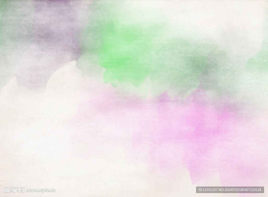 创意水彩抽象艺术画水彩晕染