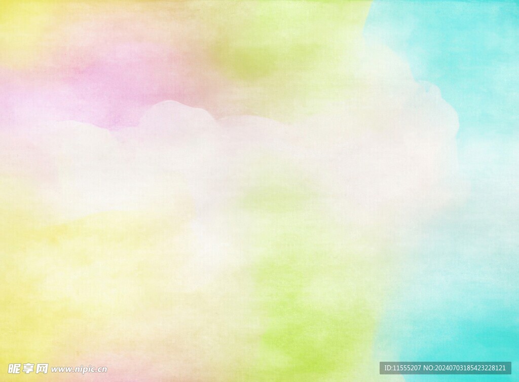 创意水彩抽象艺术画水彩晕染