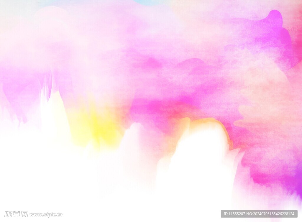 创意水彩抽象艺术画水彩晕染