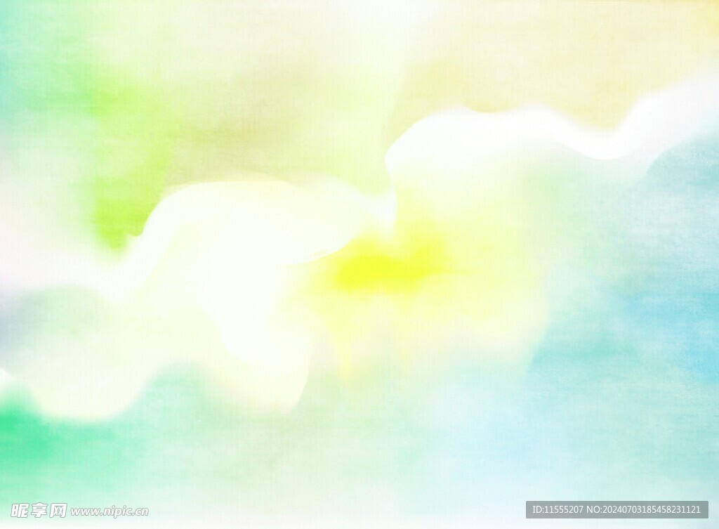 创意水彩抽象艺术画水彩晕染