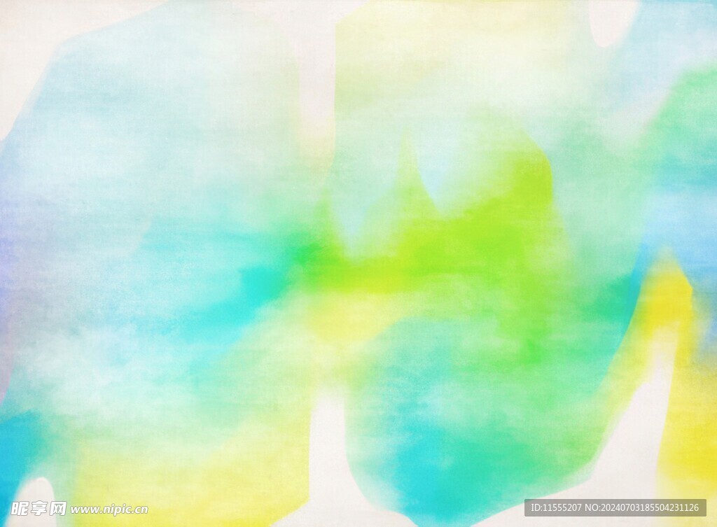 创意水彩抽象艺术画水彩晕染