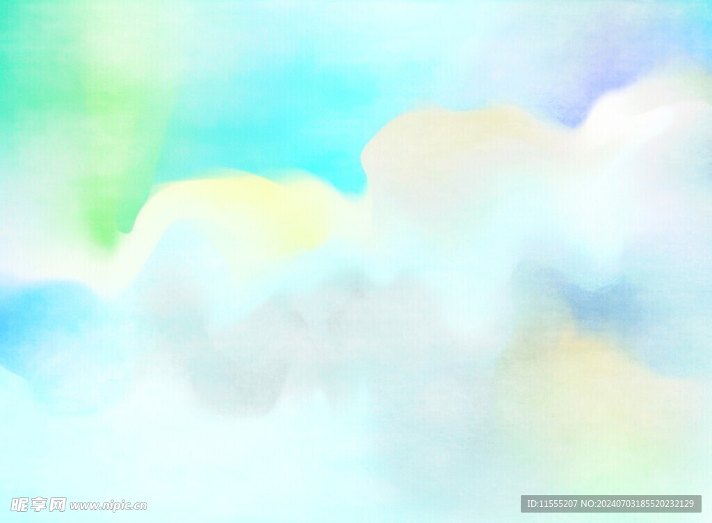 创意水彩抽象艺术画水彩晕染