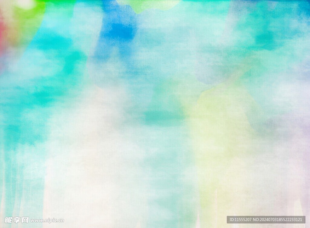 创意水彩抽象艺术画水彩晕染