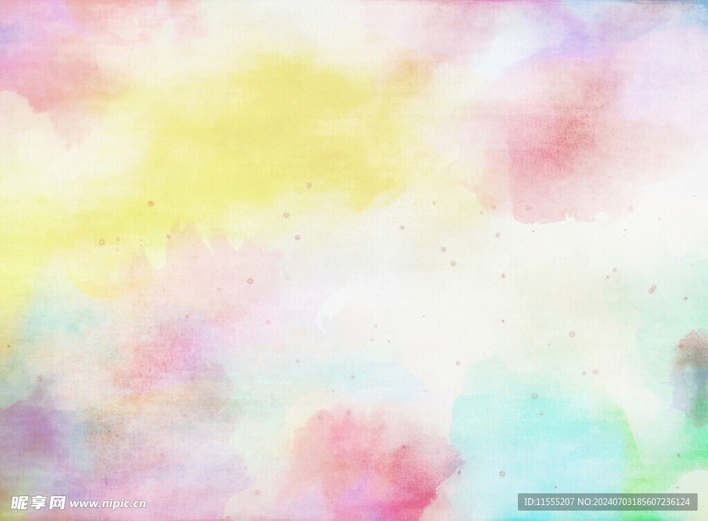 创意水彩抽象艺术画水彩晕染