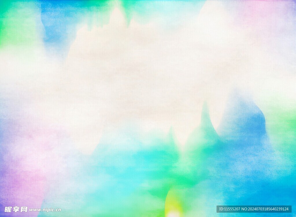 创意水彩抽象艺术画水彩晕染