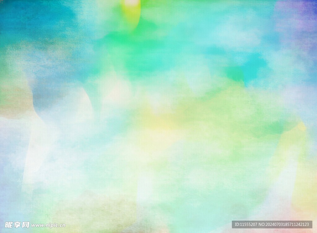 创意水彩抽象艺术画水彩晕染